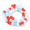 Glass Beads Strands EGLA-A034-M8mm-41-4