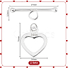 2Pcs 925 Sterling Silver Toggle Clasps FIND-PH0022-60-2