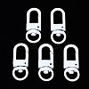 Spray Painted Eco-Friendly Alloy Swivel Snap Hooks Clasps PALLOY-T080-02M-NR-1