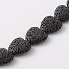 Synthetic Lava Rock Bead Strands G-N0114-18-1