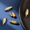 Brass Magnetic Clasps with Loops X-MC040-1-4