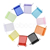 20Pcs 10 Colors Rectangle Organza Drawstring Bags CON-YW0001-31A-2