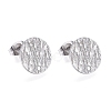 Non-Tarnish 304 Stainless Steel Stud Earring Findings X-STAS-M228-U01-01P-1