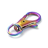 Ion Plating(IP) 304 Stainless Steel Swivel Lobster Claw Clasps STAS-I117-01M-2