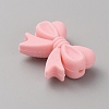 Bowknot Silicone Beads SIL-WH0010-24-2
