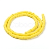 Handmade Polymer Clay Beads Strands CLAY-R089-4mm-073-2