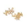 Brass Micro Pave Cubic Zirconia Pendants X1-KK-C099-02G-03-2
