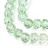 Transparent Glass Beads Strands GLAA-E036-07Z-4