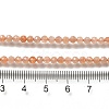 Natural Peach Moonstone Beads Strands X-G-J400-E16-02-3MM-01-5