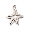 Non-Tarnish 201 Stainless Steel Pendants STAS-U016-08P-03-1