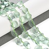 Natural Green Fluorite Beads Strands G-G116-A02-02-2