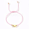 Imitation Pearl Charm Bracelets SI5748-8-1