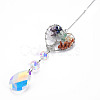 Natural Mixed Gemstone Big Pendants G-N333-008G-3