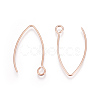 Ion Plating(IP) 304 Stainless Steel Earring Hooks STAS-L216-03A-RG-1