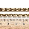 304 Stainless Steel Rope Chain Necklaces NJEW-P047-40-3