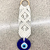 Cotton Cord Macrame Woven Wall Hanging EVIL-PW0002-19-5