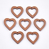 Painted Poplar Wood Pendants WOOD-T021-06I-1