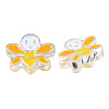 Transparent Acrylic Enamel Beads TACR-N012-007G-3