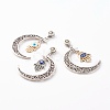 Tibetan Style Alloy European Dangle Charms PALLOY-JF00711-1