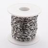 Tarnish Resistant 304 Stainless Steel Mariner Link Chains CHS-H007-15P-2