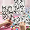 15Pcs Football Print Paper Cady Bags ABAG-TA0002-33B-6