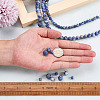 3 Strands 3 Style Natural Blue Spot Jasper Beads Strands G-YS0001-03-5