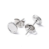 Non-Tarnish 304 Stainless Steel Stud Earring Finding EJEW-I285-41P-2