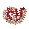 Electroplate Transparent Glass Beads Strands EGLA-N056-03A-08-2
