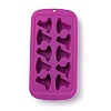 Halloween Witch Hat Shape Food Grade Silicone Molds X-DIY-H126-03-2