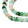 Electroplate Glass Beads Strands X-EGLA-T020-12B-3