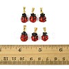 6Pcs Handmade Lampwork Pendants LAMP-FS0001-57B-5