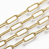 PVD Vacuum Plating 304 Stainless Steel Paperclip Chains CHS-S006-JN957-2-4