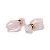 Natural Mixed Gemstone Perfume Bottle Pendants G-D058-11-3