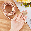 Flat Cowhide Leather Cord WL-GF0001-10A-01-3