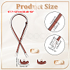 Leather Bag Handles & Undamaged Bag Triangle Buckle Connector FIND-WH0191-13A-2