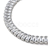 Cubic Zirconia Tennis Bracelet BJEW-M301-04P-01-2