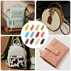 11pcs 11 colors Leather Zipper Pull Tabs DIY-WR0002-25-5
