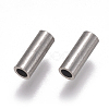 Non-Tarnish 304 Stainless Steel Tube Beads STAS-F224-01P-C-2