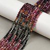 Natural Multicolor Tourmaline Beads Strands G-S388-A01-3mm-2