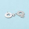 925 Sterling Silver Charms STER-C004-08S-3