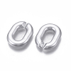 Spray Painted CCB Plastic Linking Rings CCB-R104-12F-03-2