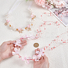 1Pc Imitation Pearl Ribbon Hair Bands OHAR-NB0001-33A-3
