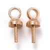 Brass Cup Peg Bails Pendants KK-Z018-01B-KCG-1