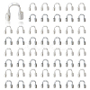 500Pcs 2 Color Brass Wire Guardians KK-FH0006-74-1