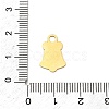 Christmas 304 Stainless Steel Enamel Charms STAS-I356-02G-07-3