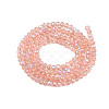 Electroplate Glass Beads Strands EGLA-A044-T2mm-L21-3