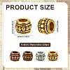 120Pcs 4 Colors Tibetan Style Alloy Beads FIND-PH0028-84-2