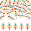 30Pcs Natural Cowrie Shell Pendants FIND-ME0002-51-1