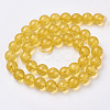 Synthetic Citrine Beads Strands G-C076-10mm-6A-2