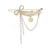 Alloy Crystal Rhinestone Hair Barrettes PHAR-Z003-08LG-1